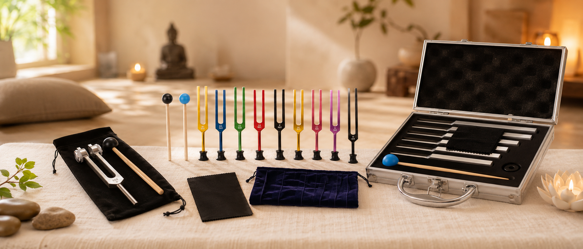 Set De 15 Diapasons De Guérison Pour Organes - Thérapie Sonore