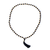 Peach Moonstone Rudraksha Mala