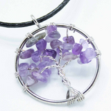 Pendentif Arbre de Vie Améthyste