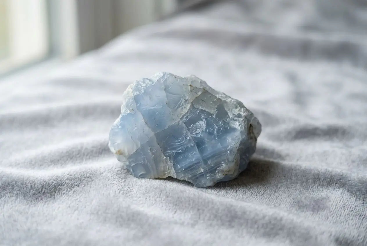 Calcédoine bleue : vertus, propriétés et bienfaits en lithothérapie