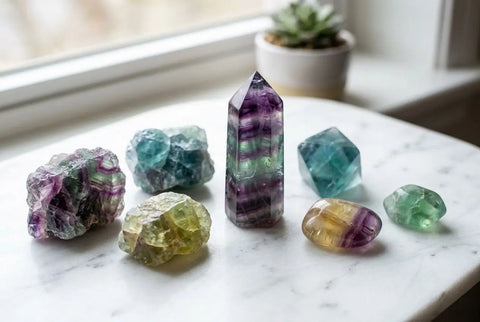 Les vertus de la fluorite : propriétés et bienfaits en lithothérapie