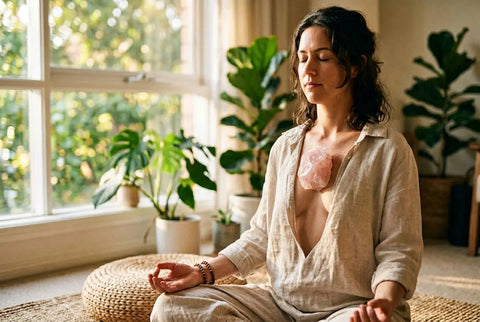 Lithothérapie pierre chakra du coeur : guide anahata et amour