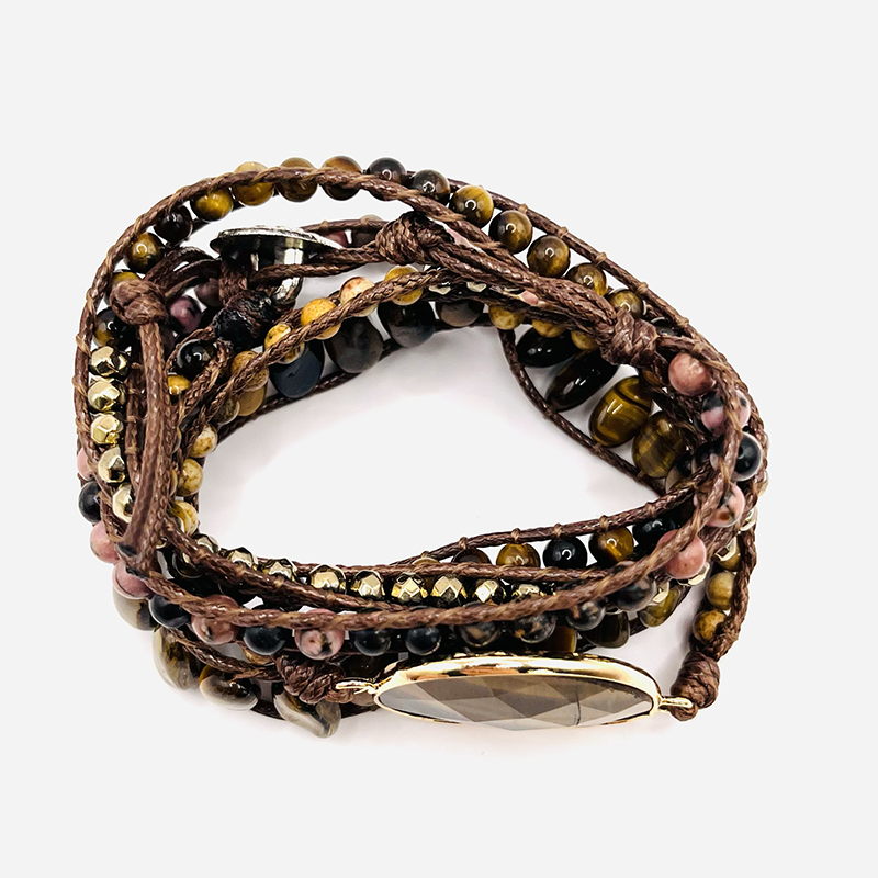 Bracelet Wrap - Oeil-de-Tigre