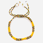 Bracelet Tibétain Bouddha Porte-Bonheur Jaune