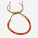 Bracelet Tibétain Bouddha Porte-Bonheur Rouge