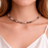 Collier en agate du botswana - Univers Tibet