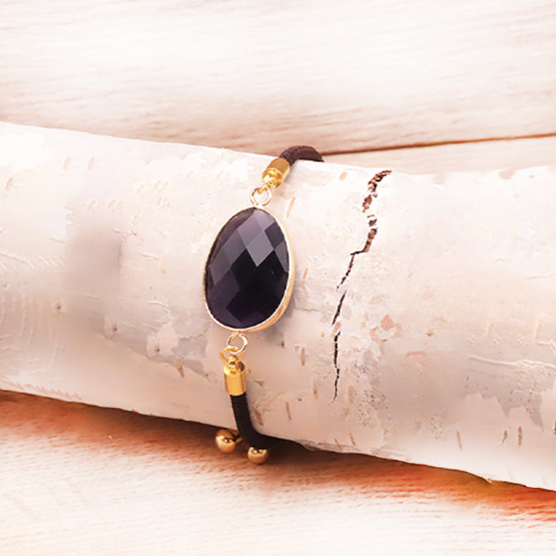 AMETHYST-ARMBÄNDEL-VERSTELLBAR - Tibetwelt