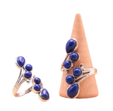 Bague Voile de Sagesse Lapis-Lazuli & Argent 925 – Vérité & Conscience - univers tibet