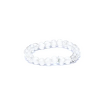 Bague Élastique en Quartz Clair - Univers Tibet