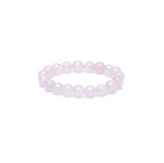 Bague Élastique en Quartz Rose - Univers TIbet