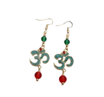 Boucles d'Oreilles Tibétaines Eveil Spirituel Om - Univers Tibet