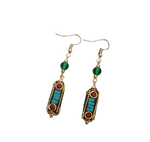 Boucles d'Oreilles Tibétaines Chemin de Sagesse - Univers Tibet
