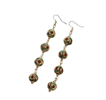 Boucles d'Oreilles Tibétaines Echo du Tibet - Univers TIbet