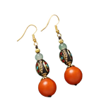 Boucles d'Oreilles Tibétaines Énergie Sacrée - Univers Tibet