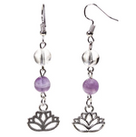 Boucles d'Oreilles Tibétaines Eveil et Pureté - Univers Tibet