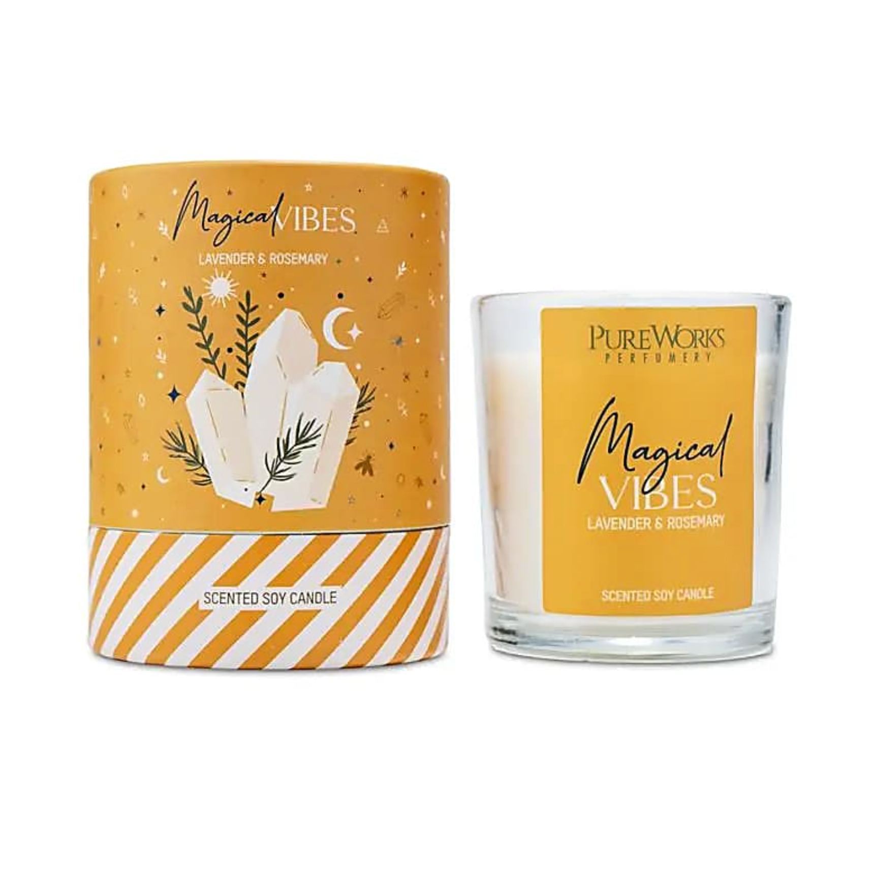 Celestial Magic Scented Candle – Magical Vibes (Lavender & Rosemary) - Tibetan Universe