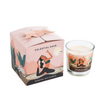 Bougie en cire de soja Moonshine Yoga Sauge Céleste - Lot de 4 - Univers TIbet