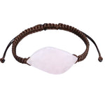Bracelet Tissé Émotionnel « Cœur de Rose »