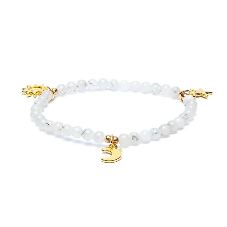 Celestial Moonstone Bracelet - Tibetan Universe