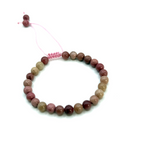Bracelet Cœur Apaisé – Ajustable en Rhodonite - Univers Tibet