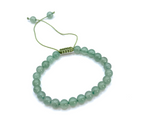 Bracelet Chance et Apaisement - Ajustable en Aventurine - Univers Tibet