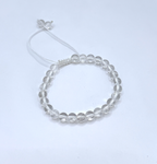 Bracelet Clarté & Énergie - Ajustable en Cristal de Roche - Univers Tibet