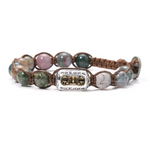 Bracelet Dorje de l’Harmonie des Éléments en Agate - Univers Tibet