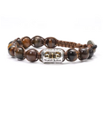 Bracelet Dorje du Courage Intérieur en Œil de Tigre - Univers Tibet