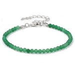 Bracelet Equilibre et Apaisement - Aventurine verte facettée - Univers Tibet