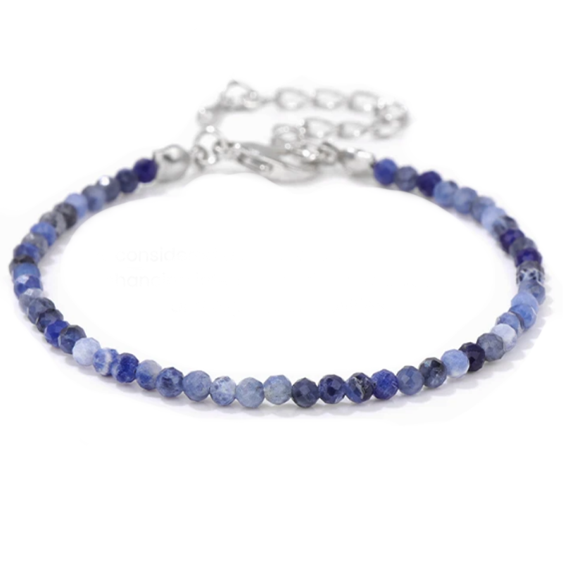 Bracelet Lumière de l'Esprit - Sodalite - univers tibet
