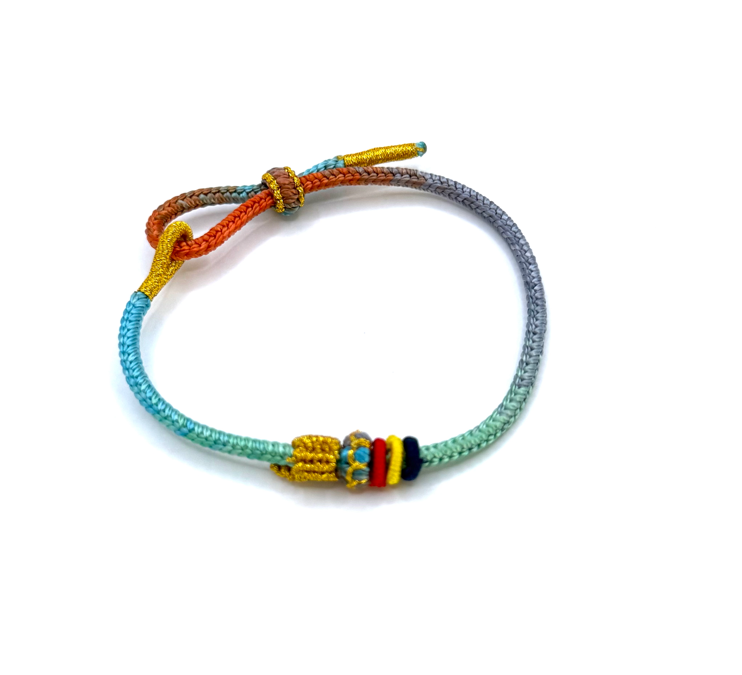 Pulsera de la suerte tibetana – Cuerda azul bendecida - Mundo Tibet