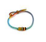 Bracelet Porte-Bonheur Tibétain – Corde Bénie Bleue - Univers Tibet