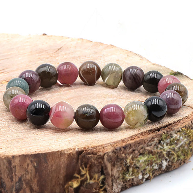 Pulsera Prismaya – Turmalina multicolor natural - Mundo Tibet