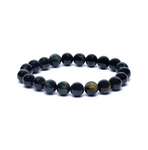 Bracelet Protecteur Clairvoyance en Œil de Tigre Bleu - Univers Tibet