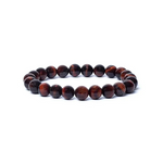 Bracelet Protecteur Flamme Intérieure en Œil de Tigre Rouge - Univers Tibet
