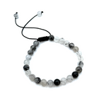 Bracelet Protection & Clarté - Ajustable en Quartz Tourmalin - Univers Tibet