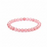 Bracelet Rosalia en Quartz Fraise - univers tibet