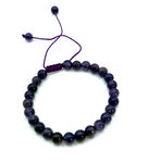 Bracelet Sérénité Spirituelle – Ajustable en Améthyste - Univers Tibet