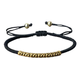 Tibetan Buddhist Woven Bracelet - Black Good Luck Charm - Universal Tibet