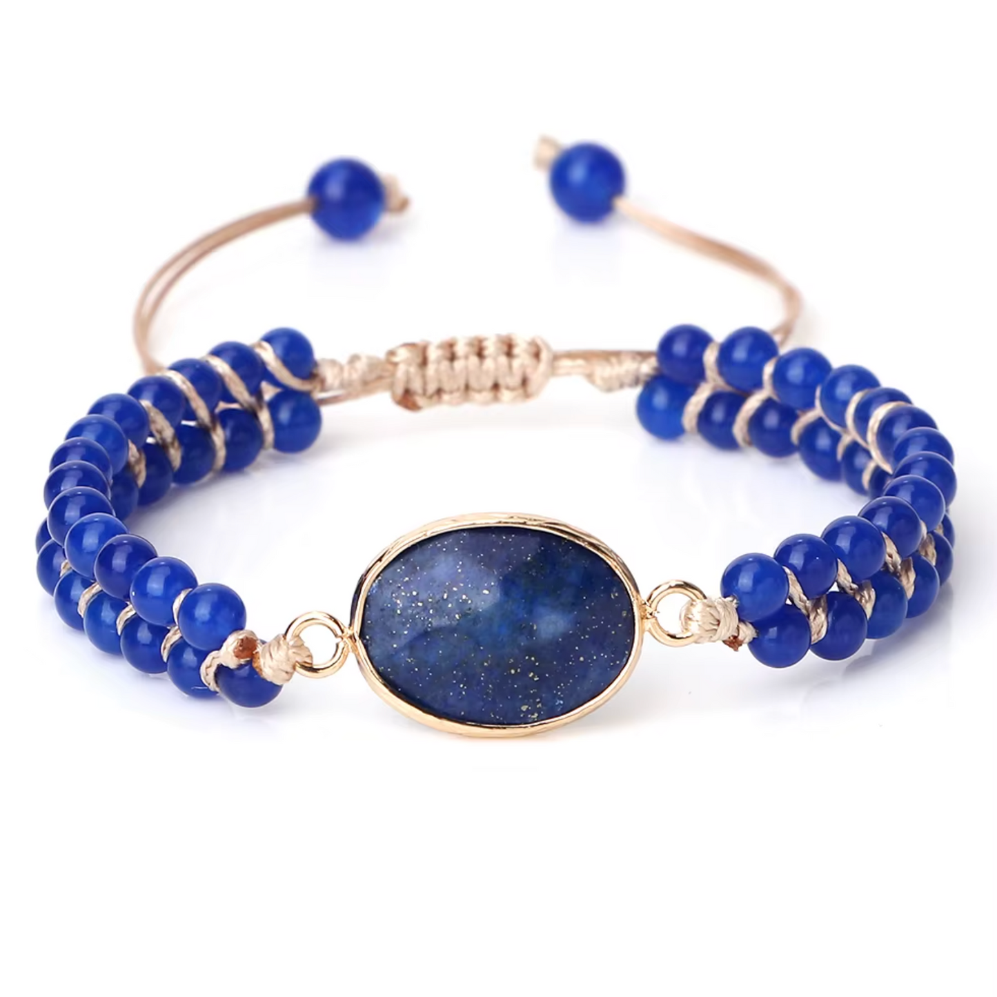 Tibetan Bracelet - Lapis Lazuli Beads - Tibet Universe