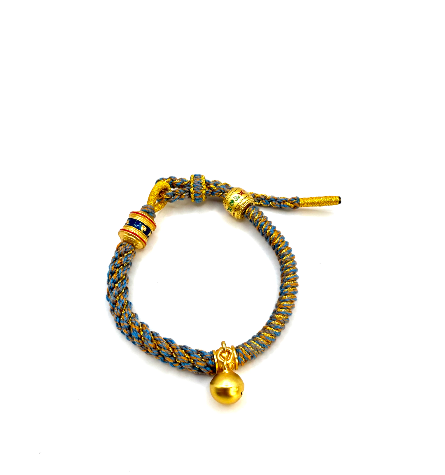 Pulsera Tibetana de Mala, Azul - Mundo Tibet