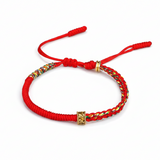 Tibetanisches Amulett mit Mantra - Rot - Tibetwelt