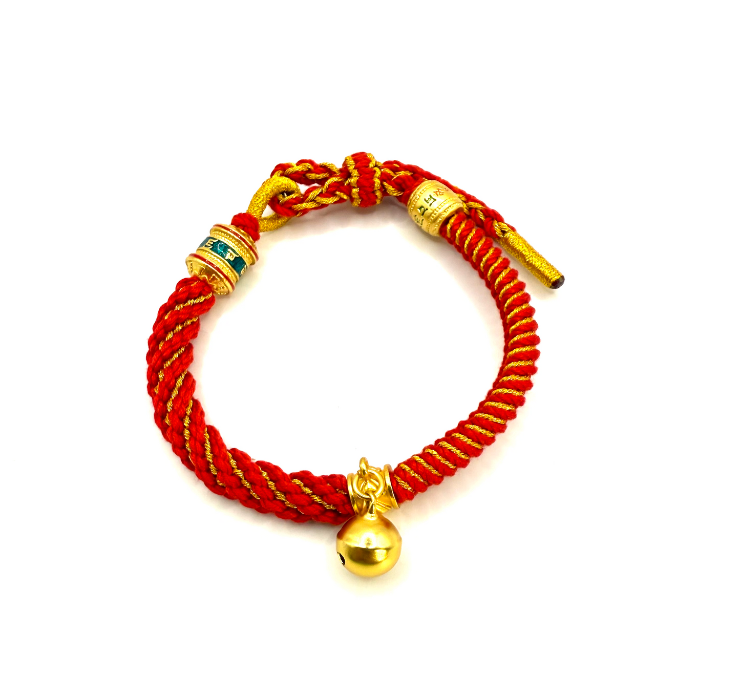 Pulsera Tibetana de Mala de Color Rojo - Mundo Tibet
