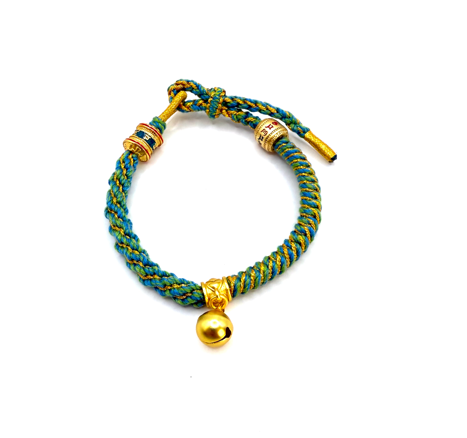 Pulsera Tibetana de Buena Suerte Verde - Mundo Tibet