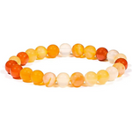 Bracelet Tibétain Éclat de Vie – Cornaline Naturelle - Univers Tibet