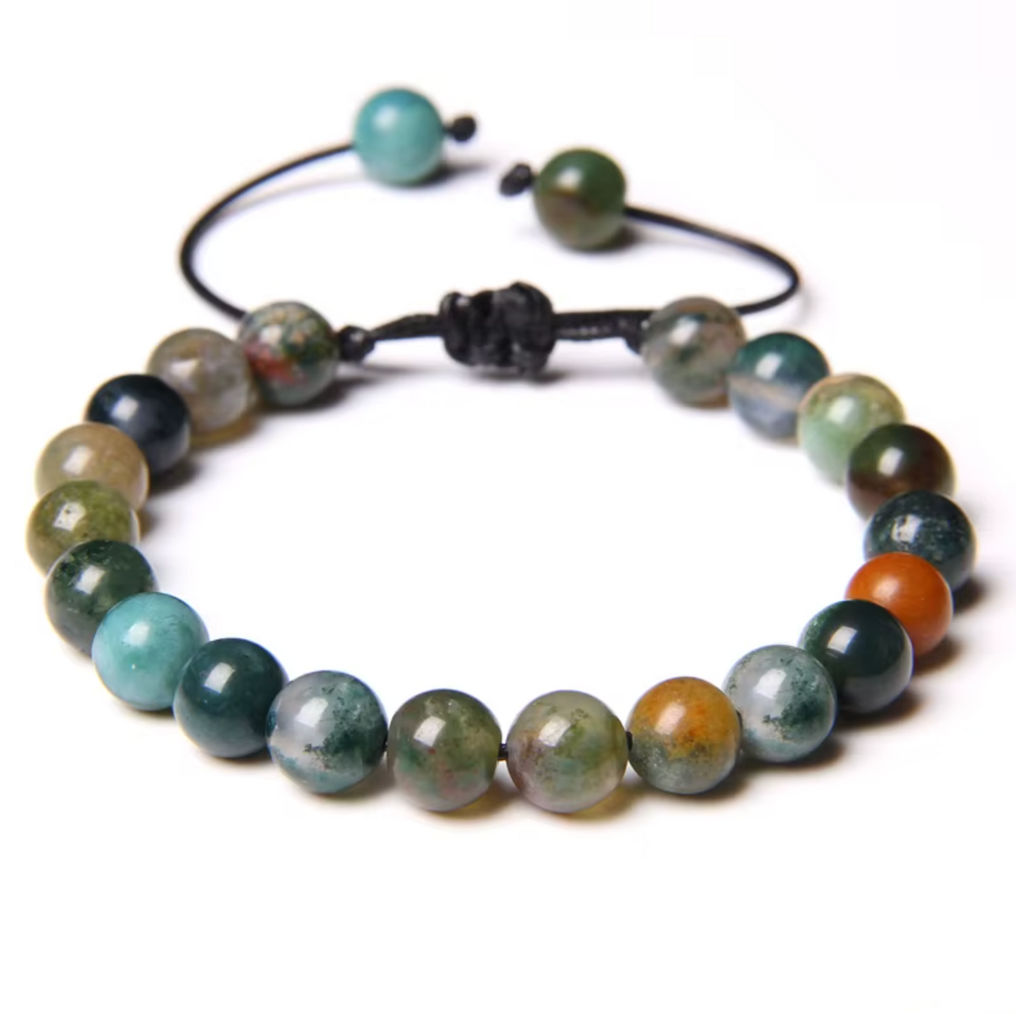 Armband aus gewebtem Amulett, indische Agat - Tibetwelt