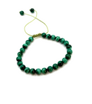 Bracelet Transformation & Protection - Ajustable en Malachite - Univers Tibet