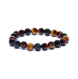 Armband mit drei Tigeraugen - Schutz und Energie - Tibetwelt