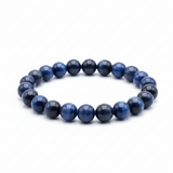 Bracelet Vishuddha en Sodalite du Brésil - univers tibet