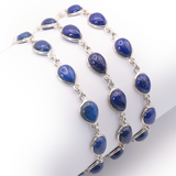 Bracelet Ciel des Anciens en Argent 925 et Lapis Lazuli - univers tibet